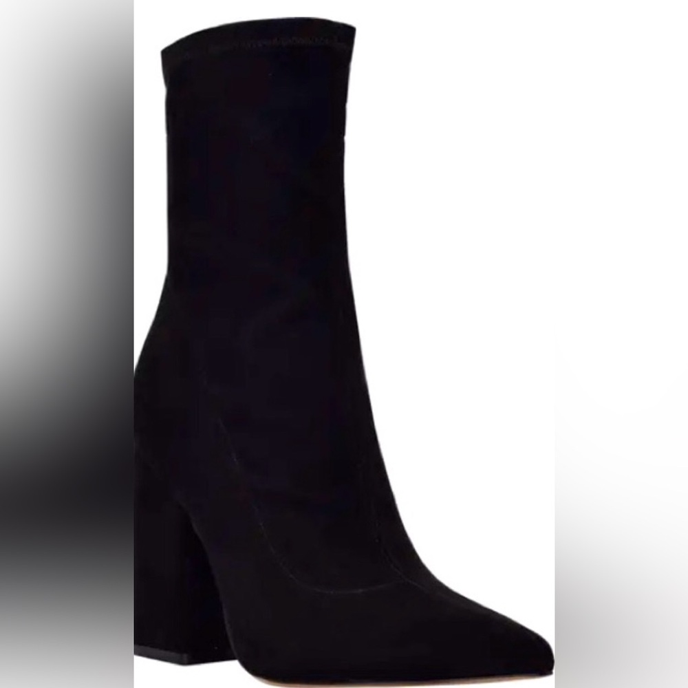 Marc Fisher - LTD Larry Pointed Toe Ankle Boot Black - Size 8 Regular, Calf M